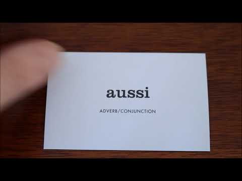 Learn French with Vincent # Flashcards on my table # Part 14
